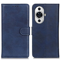 Funda de Cuero Cartera con Soporte Carcasa A05D para Huawei Nova 11 Azul