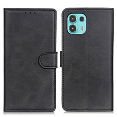 Funda de Cuero Cartera con Soporte Carcasa A05D para Motorola Moto Edge 20 Lite 5G Negro