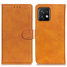 Funda de Cuero Cartera con Soporte Carcasa A05D para Motorola Moto Edge 40 Pro 5G Marron