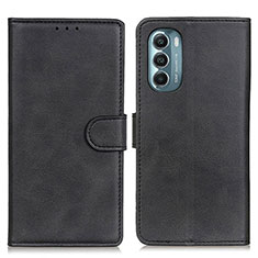 Funda de Cuero Cartera con Soporte Carcasa A05D para Motorola Moto G Stylus (2022) 4G Negro