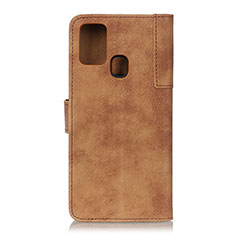 Funda de Cuero Cartera con Soporte Carcasa A05D para Motorola Moto G41 Marron