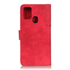 Funda de Cuero Cartera con Soporte Carcasa A05D para Motorola Moto G41 Rojo