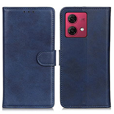 Funda de Cuero Cartera con Soporte Carcasa A05D para Motorola Moto G84 5G Azul