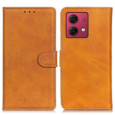 Funda de Cuero Cartera con Soporte Carcasa A05D para Motorola Moto G84 5G Marron