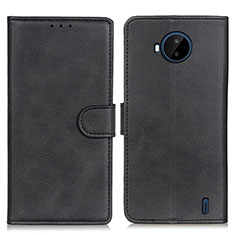 Funda de Cuero Cartera con Soporte Carcasa A05D para Nokia C20 Plus Negro