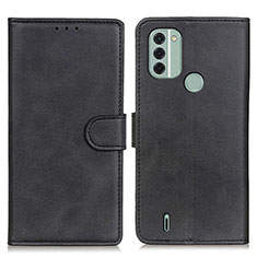 Funda de Cuero Cartera con Soporte Carcasa A05D para Nokia C31 Negro