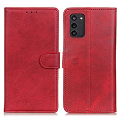 Funda de Cuero Cartera con Soporte Carcasa A05D para Nokia G100 Rojo