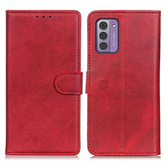 Funda de Cuero Cartera con Soporte Carcasa A05D para Nokia G310 5G Rojo