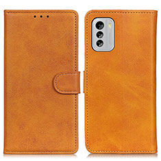 Funda de Cuero Cartera con Soporte Carcasa A05D para Nokia G60 5G Marron