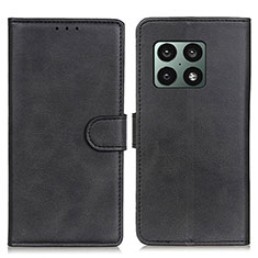 Funda de Cuero Cartera con Soporte Carcasa A05D para OnePlus 10 Pro 5G Negro