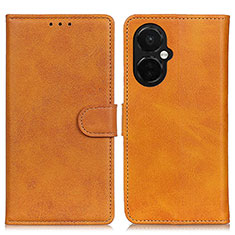 Funda de Cuero Cartera con Soporte Carcasa A05D para OnePlus Nord CE 3 5G Marron