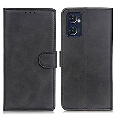 Funda de Cuero Cartera con Soporte Carcasa A05D para Oppo Find X5 Lite 5G Negro