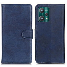 Funda de Cuero Cartera con Soporte Carcasa A05D para Realme 9 5G Azul