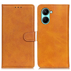 Funda de Cuero Cartera con Soporte Carcasa A05D para Realme C33 (2023) Marron