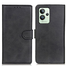 Funda de Cuero Cartera con Soporte Carcasa A05D para Realme GT2 Pro 5G Negro