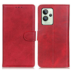 Funda de Cuero Cartera con Soporte Carcasa A05D para Realme GT2 Pro 5G Rojo