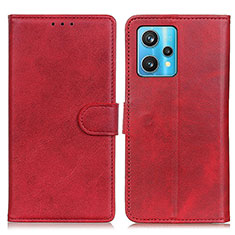 Funda de Cuero Cartera con Soporte Carcasa A05D para Realme Narzo 50 Pro 5G Rojo