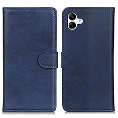 Funda de Cuero Cartera con Soporte Carcasa A05D para Samsung Galaxy A04 4G Azul