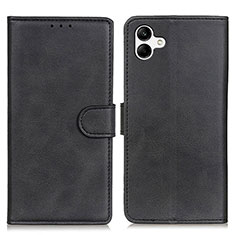 Funda de Cuero Cartera con Soporte Carcasa A05D para Samsung Galaxy A04E Negro