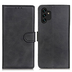 Funda de Cuero Cartera con Soporte Carcasa A05D para Samsung Galaxy A13 4G Negro