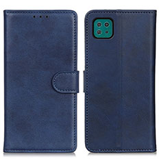 Funda de Cuero Cartera con Soporte Carcasa A05D para Samsung Galaxy A22 5G Azul