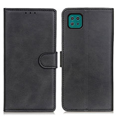 Funda de Cuero Cartera con Soporte Carcasa A05D para Samsung Galaxy A22 5G Negro