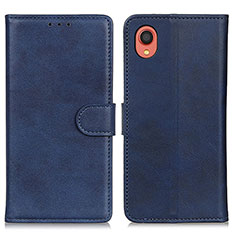 Funda de Cuero Cartera con Soporte Carcasa A05D para Samsung Galaxy A22 5G SC-56B Azul