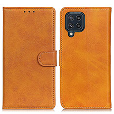 Funda de Cuero Cartera con Soporte Carcasa A05D para Samsung Galaxy M32 4G Marron