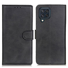 Funda de Cuero Cartera con Soporte Carcasa A05D para Samsung Galaxy M32 4G Negro