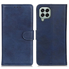 Funda de Cuero Cartera con Soporte Carcasa A05D para Samsung Galaxy M33 5G Azul