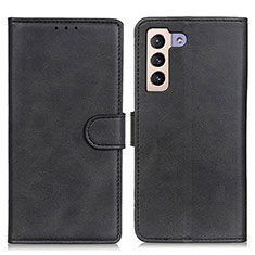 Funda de Cuero Cartera con Soporte Carcasa A05D para Samsung Galaxy S21 Plus 5G Negro