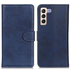 Funda de Cuero Cartera con Soporte Carcasa A05D para Samsung Galaxy S25 5G Azul