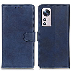 Funda de Cuero Cartera con Soporte Carcasa A05D para Xiaomi Mi 12 Lite 5G Azul