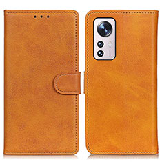 Funda de Cuero Cartera con Soporte Carcasa A05D para Xiaomi Mi 12X 5G Marron