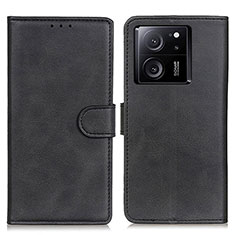 Funda de Cuero Cartera con Soporte Carcasa A05D para Xiaomi Mi 13T 5G Negro