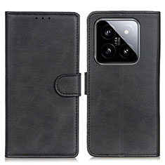 Funda de Cuero Cartera con Soporte Carcasa A05D para Xiaomi Mi 14 Pro 5G Negro