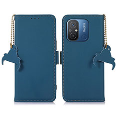 Funda de Cuero Cartera con Soporte Carcasa A05D para Xiaomi Redmi 11A 4G Azul