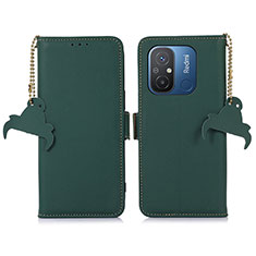 Funda de Cuero Cartera con Soporte Carcasa A05D para Xiaomi Redmi 11A 4G Verde