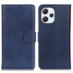 Funda de Cuero Cartera con Soporte Carcasa A05D para Xiaomi Redmi 12 4G Azul