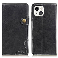 Funda de Cuero Cartera con Soporte Carcasa A06 para Apple iPhone 13 Negro