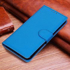 Funda de Cuero Cartera con Soporte Carcasa A06D para Huawei Honor X8b Azul Cielo