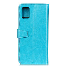 Funda de Cuero Cartera con Soporte Carcasa A06D para Motorola Moto Edge S 5G Azul Cielo