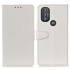 Funda de Cuero Cartera con Soporte Carcasa A06D para Motorola Moto G Play (2023) Blanco