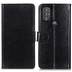 Funda de Cuero Cartera con Soporte Carcasa A06D para Motorola Moto G Play Gen 2 Negro