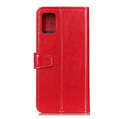 Funda de Cuero Cartera con Soporte Carcasa A06D para Motorola Moto G100 5G Rojo