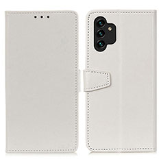 Funda de Cuero Cartera con Soporte Carcasa A06D para Samsung Galaxy A13 4G Blanco