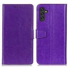 Funda de Cuero Cartera con Soporte Carcasa A06D para Samsung Galaxy A13 5G Morado