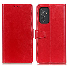 Funda de Cuero Cartera con Soporte Carcasa A06D para Samsung Galaxy A15 4G Rojo
