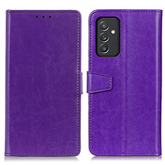 Funda de Cuero Cartera con Soporte Carcasa A06D para Samsung Galaxy A15 5G Morado