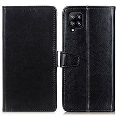 Funda de Cuero Cartera con Soporte Carcasa A06D para Samsung Galaxy A22 4G Negro